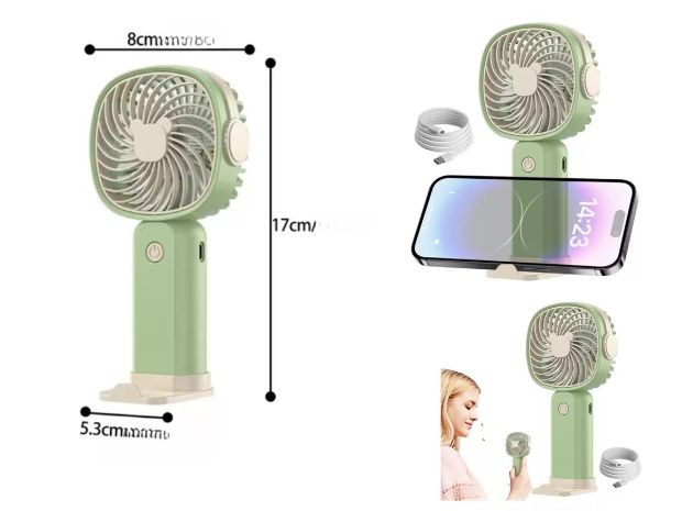 &u++ VENTILADOR MINI DE MANO KLW-F8